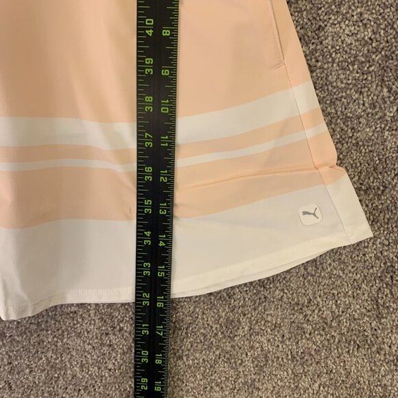 Puma Women's Powershape Striped Golf Tennis Skort Rose White Size XXS - NWT $75 - Picture 8 of 12